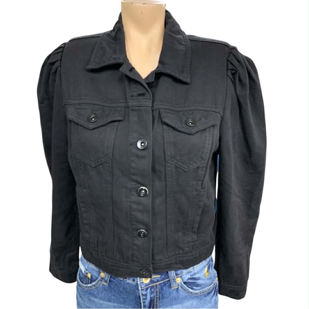 Serra Women's Black Jean Jacket Size M